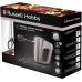 Миксер Russell Hobbs ручной Smoky Quartz, 350Вт, насадки-4, турборежим, серебристый (25892-56)