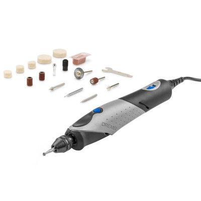 Шліфмашина шліфувально-гравірувальна Dremel Stylo+ 2050-15 9Вт 5000-22000об/хв 15 насадок 16см 0.11кг