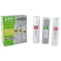 Комплект картриджів Raifil 1-2-3 GREEN (2 поліпропілену+вугілля) Комплект картриджів Raifil 1-2-3 GREEN (2 поліпропілену+вугілля)