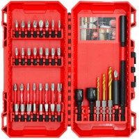 Набір біт і свердл Milwaukee Shockwave, сталь, кейс, 40шт