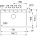 Мийка кухонна Franke Maris, фраграніт, прямокутник, без крила, 760х510х200мм, чаша - 1, врізна, MRG 610-72 TL, сірий камінь Мийка кухонна Franke Maris, фраграніт, прямокутник, без крила, 760х510х200мм, чаша - 1, врізна, MRG 610-72 TL, сірий камінь