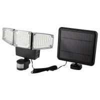 Світильник фасадний Neo Tools LED 10Вт 1000Лм 3000-6000К 2000мА•год автономний датчик руху сутінків чорний