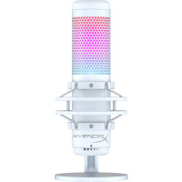 Мікрофон геймінговий HyperX QuadCast S, Omni/Uni/Bi, USB-A, 3м, NGenuity, RGB, білий-сірий (519P0AA) Мікрофон геймінговий HyperX QuadCast S, Omni/Uni/Bi, USB-A, 3м, NGenuity, RGB, білий-сірий (519P0AA)