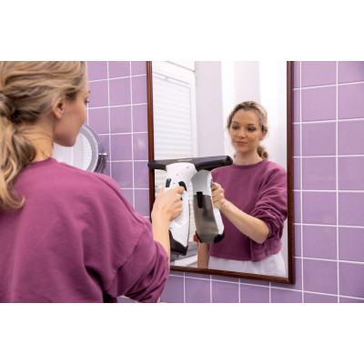 Karcher Пилосос віконний WV 2 PLUS NP, вода -0.1л, автон. робота до 35хв, вага-0.6кг, білий