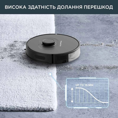 Робот-пилосос Rowenta X-Plorer Serie 75 S, h=9.5см, вологе прибирання, конт пил -0.4л, вода -0.3л, автон. робота до 120хв, НЕРА, управління через смартфон, чорний Робот-пилосос Rowenta X-Plorer Serie 75 S, h=9.5см, вологе прибирання, конт пил -0.4л, вода -0.3л, автон. робота до 120хв, НЕРА, управління через смартфон, чорний