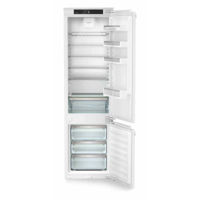 Холодильник Liebherr вбудований з нижн. мороз., 193.8x55.9х54.6, холод.відд.-215л, мороз.відд.-70л, 2дв., D, NF, диспл внутр., білий