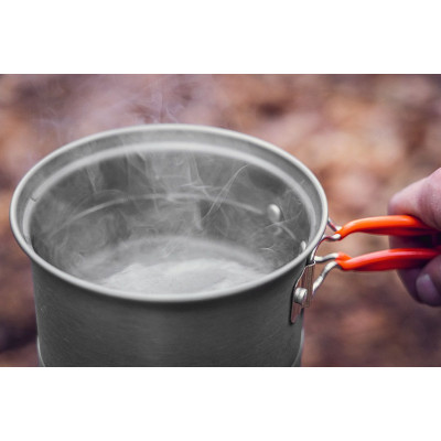 Neo Tools Набір посуду туристичного, 2в1, набір каструль із радіатором, сертифікат LFGB, чохол, 0.268кг Neo Tools Набір посуду туристичного, 2в1, набір каструль із радіатором, сертифікат LFGB, чохол, 0.268кг