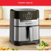 Мультипіч Moulinex EasyFry&Grill Digital, 1550Вт, чаша-4.2л, сенс. керув., пластик, сірий