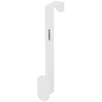 Дверний вішак на 1 гачок ARDESTO Minimalism 3x3x20см, метал, пластик, білий