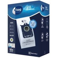 Мішки для пилососів Electrolux S-Bag Classic Long Performance синтетичні 3.5л, 12шт, ароматизатор для пилососів