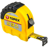 Topex Рулетка, сталева стрічка, корпус двокомпонентний, 16мм х 3м Topex Рулетка, сталева стрічка, корпус двокомпонентний, 16мм х 3м