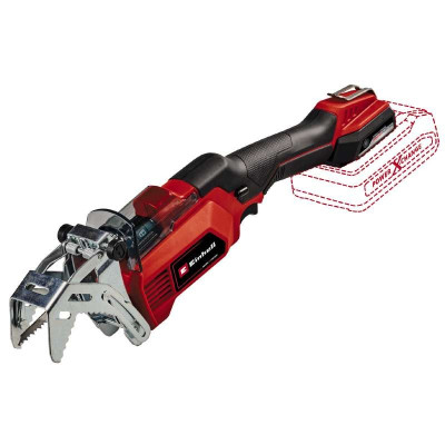Einhell Пила шабельна акумуляторна X-Change GE-GS 18/150LI-Solo, PXC, 18В, пропил 100/80мм, хід 20мм 1.28кг, (без АКБ та ЗП)