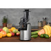 Соковитискач ARDESTO шнековий 200Вт, чаша-0.6л, жмих-0.6л, пластик/метал, сріблясто-чорний