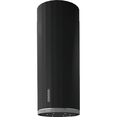 Витяжка Faber острівна, 37см, 1169м.куб/год, Corinthia Isola Ev8+ Dg Matt/Concrete A37, темно-сірий матовий