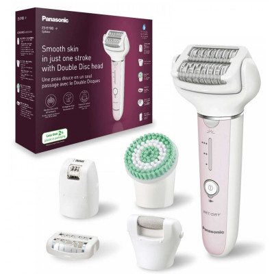 Епілятор Panasonic пінцетний, акумуляторний , пінцет.-60, волог.+сух., насадок-5, футляр , фіолетово-білий Епілятор Panasonic пінцетний, акумуляторний , пінцет.-60, волог.+сух., насадок-5, футляр , фіолетово-білий