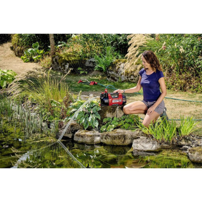 Einhell Насос садовий акумуляторний AQUINNA 18/28, PXC, 2800л/г, 18В, 2.5бар, глиб 6м, 2.55кг, без АКБ і ЗП