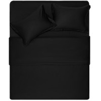 Простирадло на резинці ARDESTO Mix&Match Premium, 160х200+30см, 100% бавовна, сатин, чорний