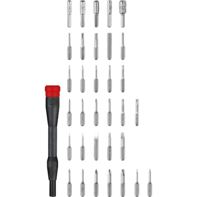 Біти Einhell, набір 33шт,HEX, PH, RIBE, SL, Spline, Torx, 28мм, кейс