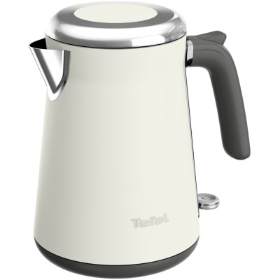 Електрочайник Tefal Collection 1.68л, Strix, нерж. сталь, бежевий
