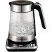 Електрочайник Russell Hobbs Attentiv Kettle, 1.7л, Strix, скло, база зі сховищем для шнура, сірий