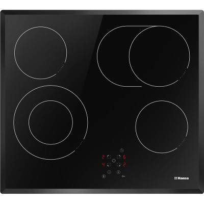 Варильна поверхня Hansa електрична, 60см, чорний
