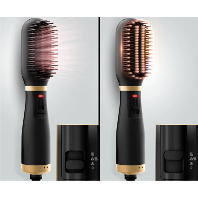 Щітка-випрямляч Rowenta Powerstraight Air, темп.режимів-2, 160-200С, іонізація, кераміка, чорний