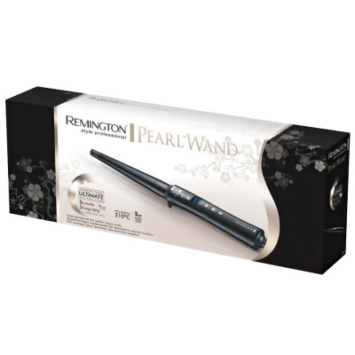 Плойка Remington Pearl Tong, >300Вт, D-32mm, 130-210С, дисплей, кераміка, чорний