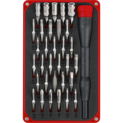 Біти Einhell, набір 33шт,HEX, PH, RIBE, SL, Spline, Torx, 28мм, кейс