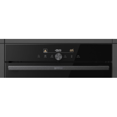 Электрический духовой шкаф Gorenje, 77 л, A+, пар, дисплей, IconTouch, черный