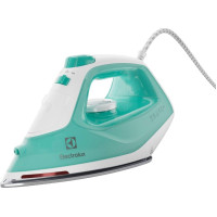 Праска Electrolux, 2200Вт, 250мл, паровий удар 90гр, нерж. сталь, зелено-білий