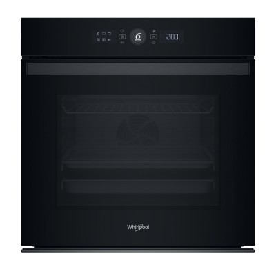 Духова шафа Whirlpool електрична, 73л, A+, дисплей, конвекція, телескопічні напрямні, чорний