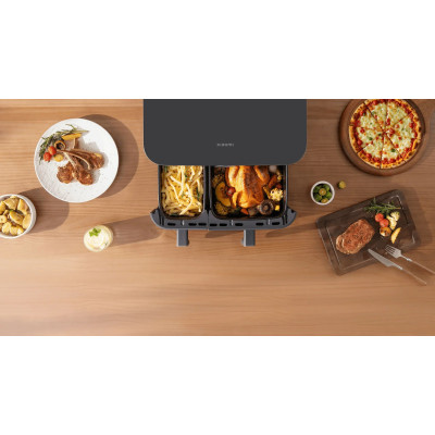 Мультипіч Xiaomi Dual Zone Air Fryer 10L 2700Вт, чаша-10л, сенсорне управл., пластик, чорний