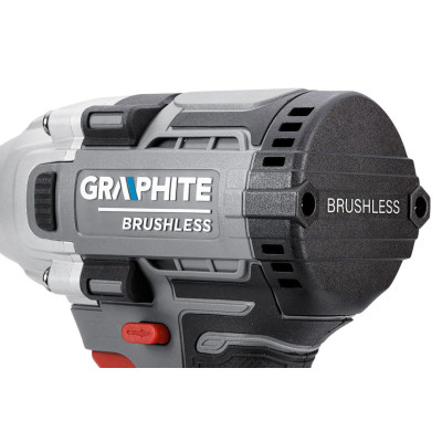 Graphite Гайковерт ударний Energy+ 18В безщітковий 2600об·хв 330Нм 1/2