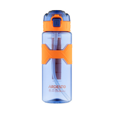 Пляшка для води ARDESTO Fitness 800мл, пластик, синій Пляшка для води ARDESTO Fitness 800мл, пластик, синій