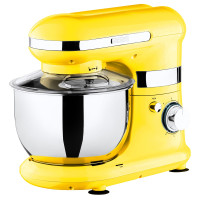 Міксер ARDESTO планетарний 800Вт, насадки-3, чаша-нерж., метал, 4л, Pulse-режим, жовтий