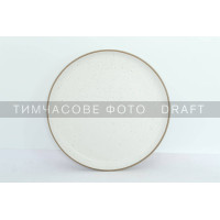 ARDESTO Тарілка обідня Midori, 26.5см, кераміка, білий