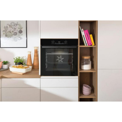 Gorenje Духова шафа електрична, 77л, A, IconLed, чорний