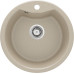 Мийка кухонна Deante Solis, граніт, круг, без крила, 480х480х194мм, чаша - 1, накладна, пісок