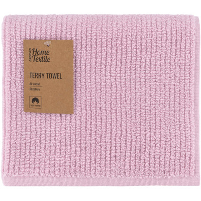 Рушник махровий ARDESTO Air, 50х90см, 100% бавовна, рожевий Рушник махровий ARDESTO Air, 50х90см, 100% бавовна, рожевий