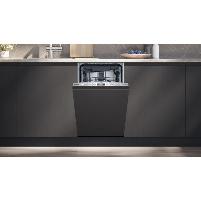 Посудомийна машина Siemens вбудована, 10компл., A++, 45см, дисплей, 3й кошик, білий