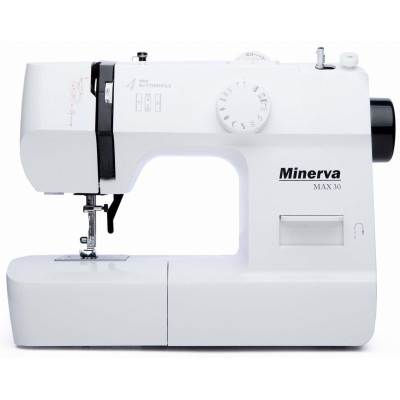 Швейна машина МINERVA Max30, електромех., 71 Вт, 13 швейних операцій, петля напівавтомат, білий