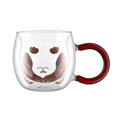 ARDESTO Набір чашок з подвійними стінками Animals 280мл, 2шт, боросилікатне скло, прозорий ARDESTO Набір чашок з подвійними стінками Animals 280мл, 2шт, боросилікатне скло, прозорий