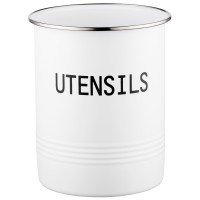 ARDESTO Підставка для кухонного приладдя Midori 12х15.5см, метал, білий