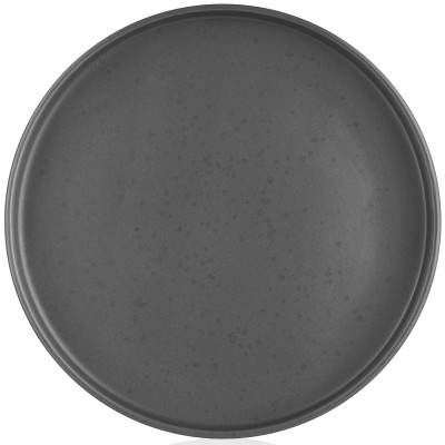 ARDESTO Тарілка обідня Trento, 26,5 см, сіра, кераміка