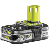 Ryobi Акумулятор ONE+ RB18L25, 2.5 А/г, 18В, Lithium+ Ryobi Акумулятор ONE+ RB18L25, 2.5 А/г, 18В, Lithium+
