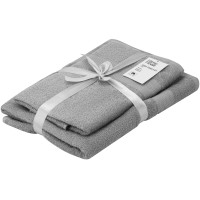 Набір рушників махрових ARDESTO Essence 50х90см, 70х140см, 2шт, 100% бавовна, сірий Набір рушників махрових ARDESTO Essence 50х90см, 70х140см, 2шт, 100% бавовна, сірий