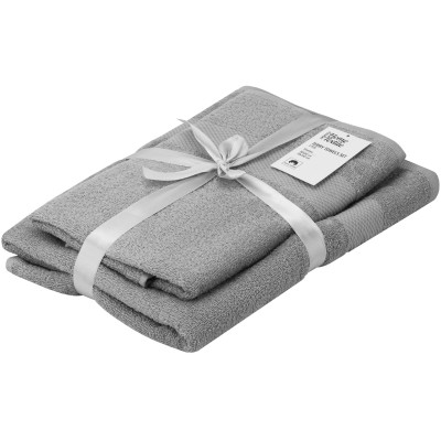 Набір рушників махрових ARDESTO Essence 50х90см, 70х140см, 2шт, 100% бавовна, сірий Набір рушників махрових ARDESTO Essence 50х90см, 70х140см, 2шт, 100% бавовна, сірий