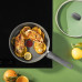 Сотейник з кришкою Tefal Renewal, 24см, алюміній, бакеліт, скло, чірий (C4263243)