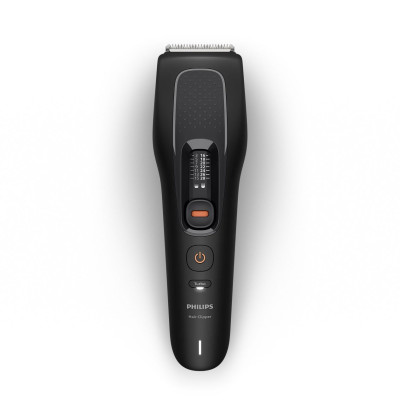 Машинка для стрижки Philips Series 5000, акумулятор, роторний двигун, насадок-3, кейс, сталь, чорний Машинка для стрижки Philips Series 5000, акумулятор, роторний двигун, насадок-3, кейс, сталь, чорний
