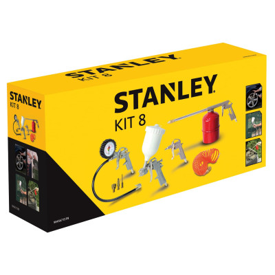 Набір пневмоінструментів Stanley 1.68кг 4шт Набір пневмоінструментів Stanley 1.68кг 4шт